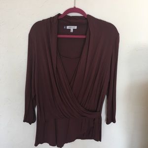 Jennifer Lopez Wrap Blouse